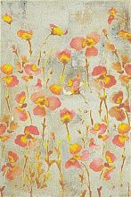 Овальный шерстяной ковер Hunnu Цветы 6A2365 175